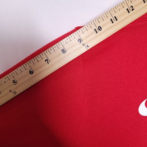 Nike USA Olympics T Shirt Mens Large Red Dri Fit Athletic Cut - Picture 8 of 10